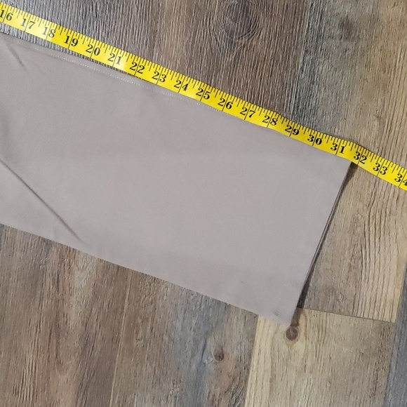 Betabrand tan stretch denim weight everyday pants like new condition - Picture 2 of 8